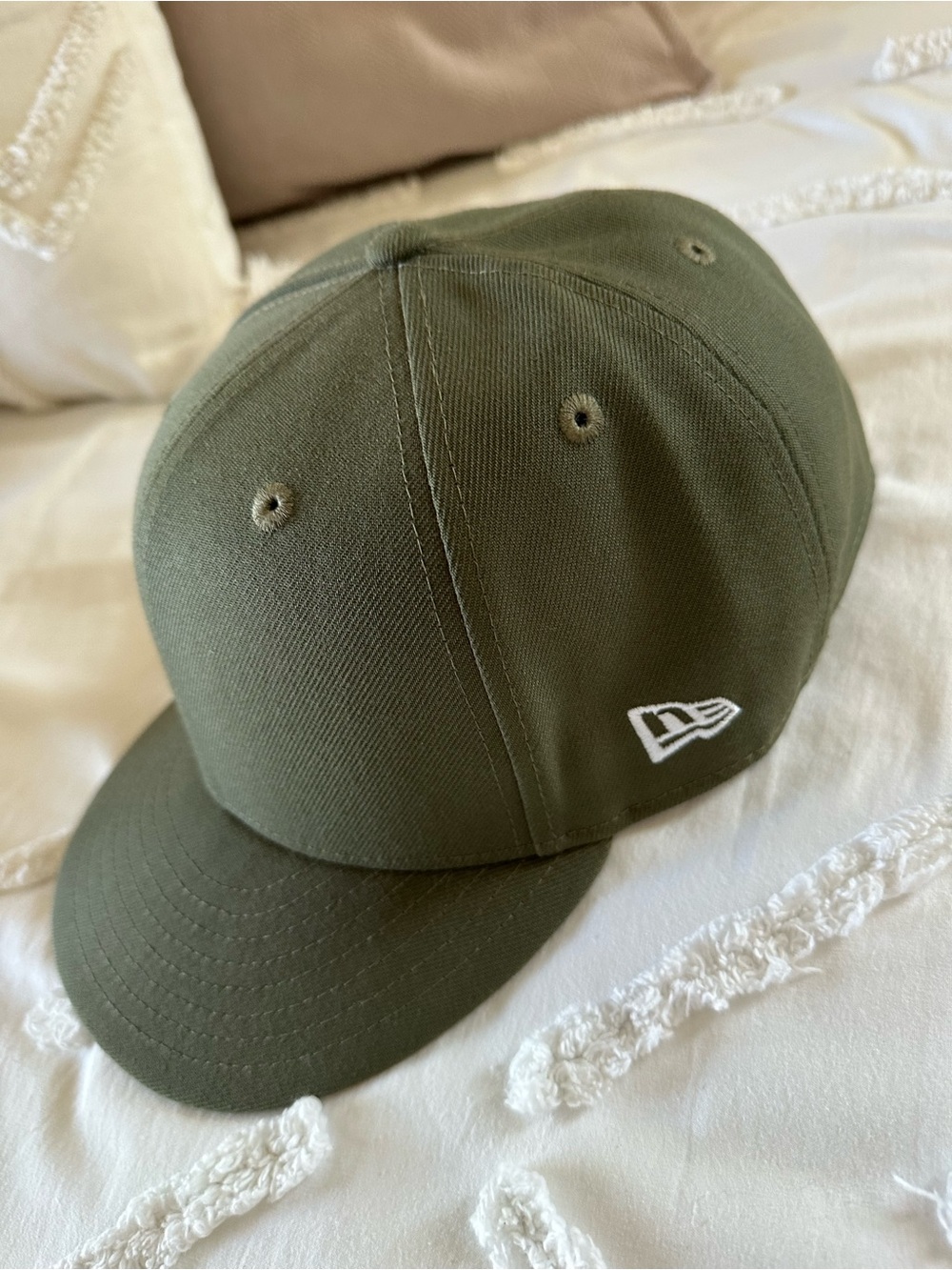 New Era Olive Green Fitted Cap 7 3/8